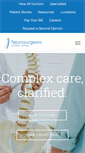 Mobile Screenshot of neurosurgeonsofnewjersey.com